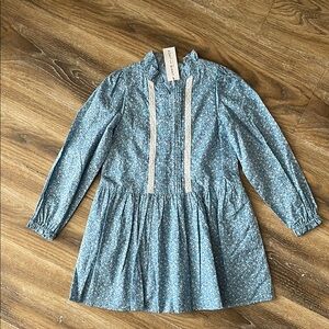 Janie and Jack Girls Ditsy Floral Pintuck Dress NWT Fall 2024